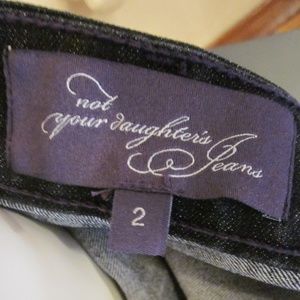 Not your Daughter's Jeans size 2 black cotton